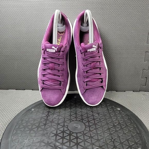 Womens Sz 6 Purple Puma Vikky Soft Foam Suede Sneakers - Picture 7 of 9